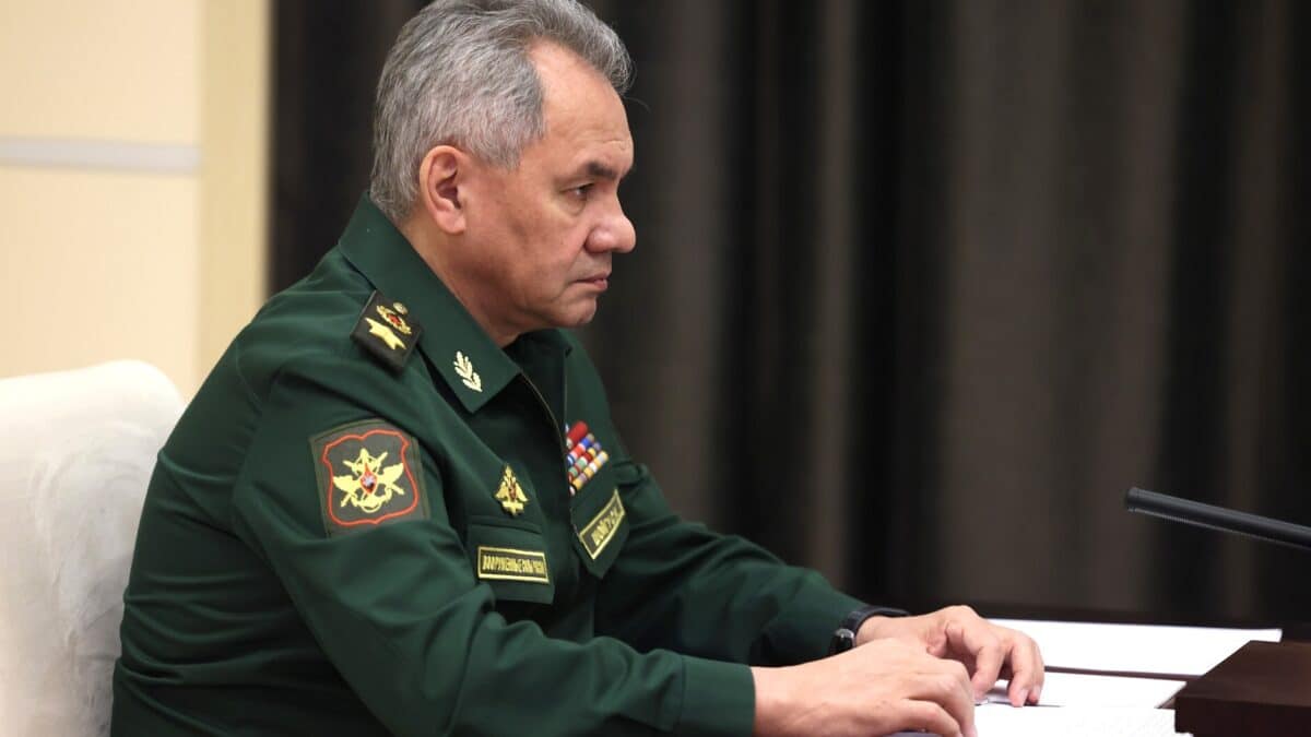 El ministro de defensa rusa Sergei Shoigu