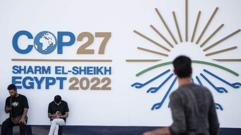 Centro de convenciones de la COP27 en Sharm El-Sheikh, Egipto.