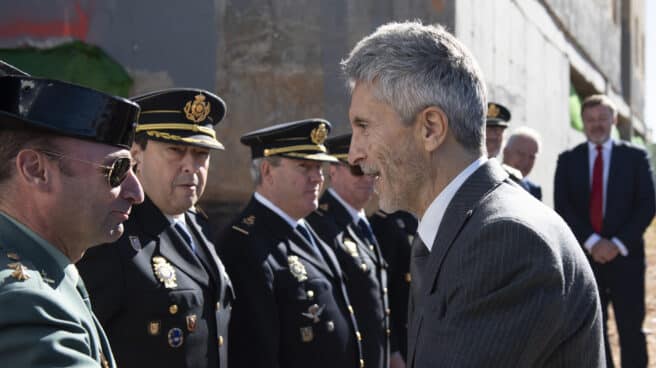 Fernando Grande-Marlaska, en la comisaría de Policía Nacional de Cuenca.