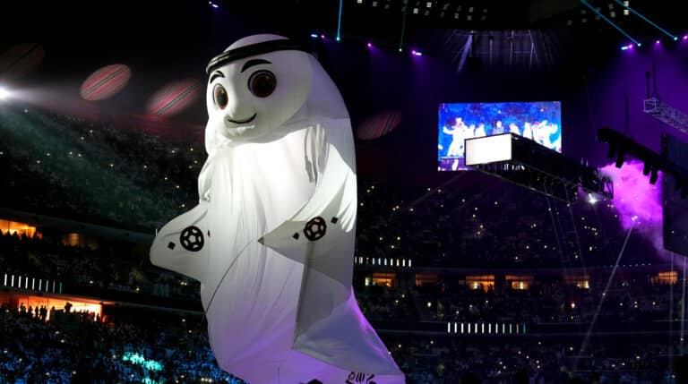 Laeeb, la mascota del Mundial de Qatar.