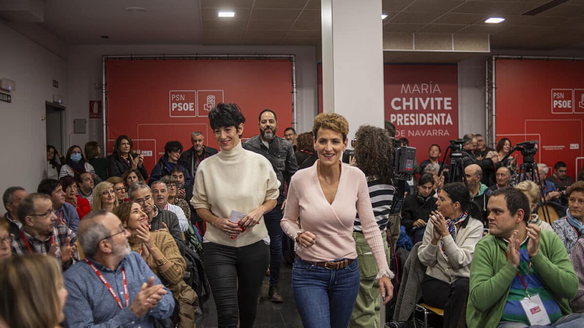 Chivite acusa a UPN de "hipócrita" y reitera que la Guardia Civil "no se irá de Navarra"