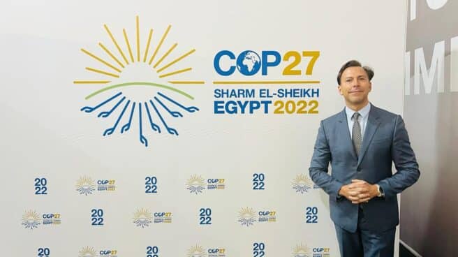 Gonzalo Errejón en la COP27. Gonzalo Errejón en la COP27.