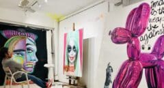 René Mäkelä, el artista español que llena de cuadros las casas de futbolistas y 'celebrities' de Estados Unidos