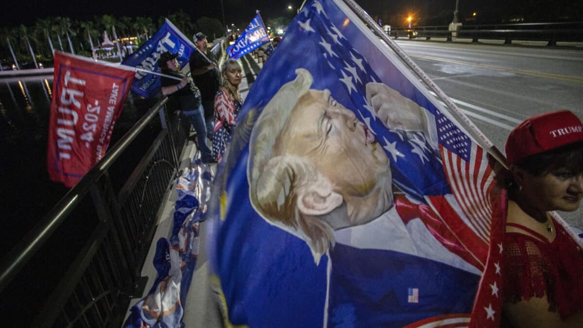 Seguidores de Trump celebran que quiera volver a la Casa Blanca