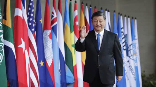 Xi Jinping saluda al llegar a uno de los encuentros del G20 Xi Jinping en el G20