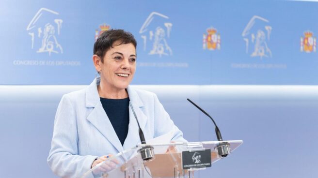 La portavoz de EH Bildu en el Congreso, Mertxe Aizpurua, comparece en rueda de prensa para presentar el acuerdo de Presupuestos con el Gobierno La portavoz de EH Bildu en el Congreso, Mertxe Aizpurua, comparece en rueda de prensa para presentar el acuerdo de Presupuestos con el Gobierno