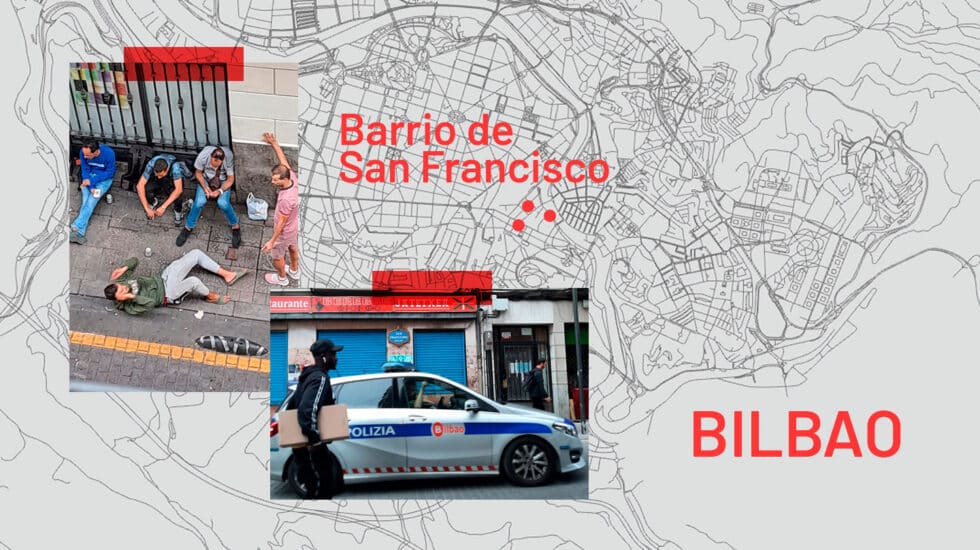 Barrio de San Francisco en Bilbao