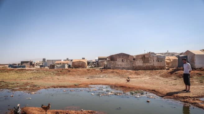 Campamento de refugiados en Idlib, en el norte de Siria. Campamento de refugiados en Idlib, en el norte de Siria.
