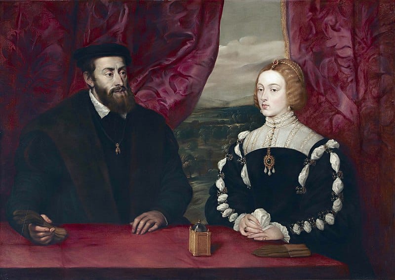 Carlos V e Isabel de Portugal, de Rubens.