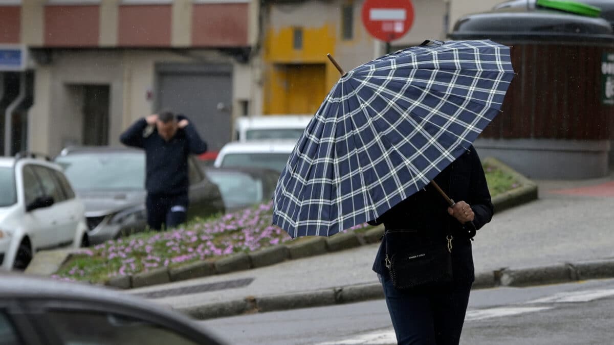 El año nuevo llega con un frente atlántico que trae viento, frío y lluvias