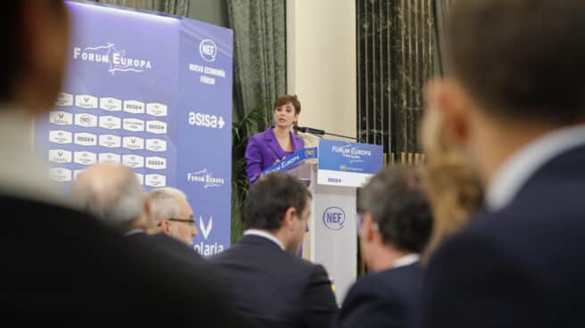Isabel Rodríguez interviene en desayuno informativo MADRID, 17/11/2022.- La ministra de Política Territorial y portavoz del Gobierno, Isabel Rodríguez, interviene en el desayuno informativo del Fórum Europa. EFE/ Luis Millan