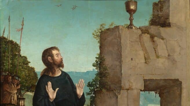 detalle-oración-huerto-juan-flandes La oración del Huerto, por Juan de Flandes.