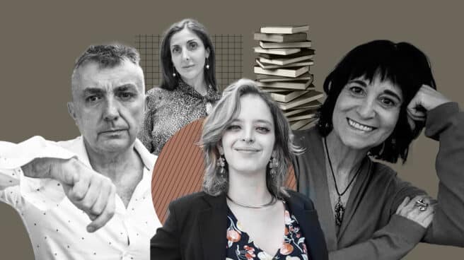 Los escritores Manuel Vilas, Espido Freire, Elizabeth Duval y Rosa Montero