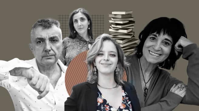 Los escritores Manuel Vilas, Espido Freire, Elizabeth Duval y Rosa Montero Los escritores Manuel Vilas, Espido Freire, Elizabeth Duval y Rosa Montero