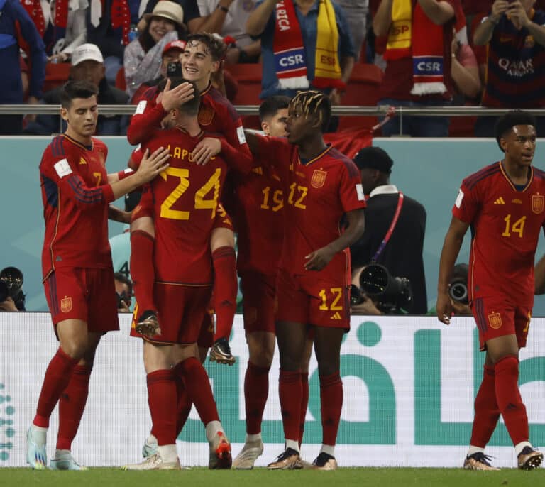 Las cuatro mayores goleadas de España en la historia del Mundial