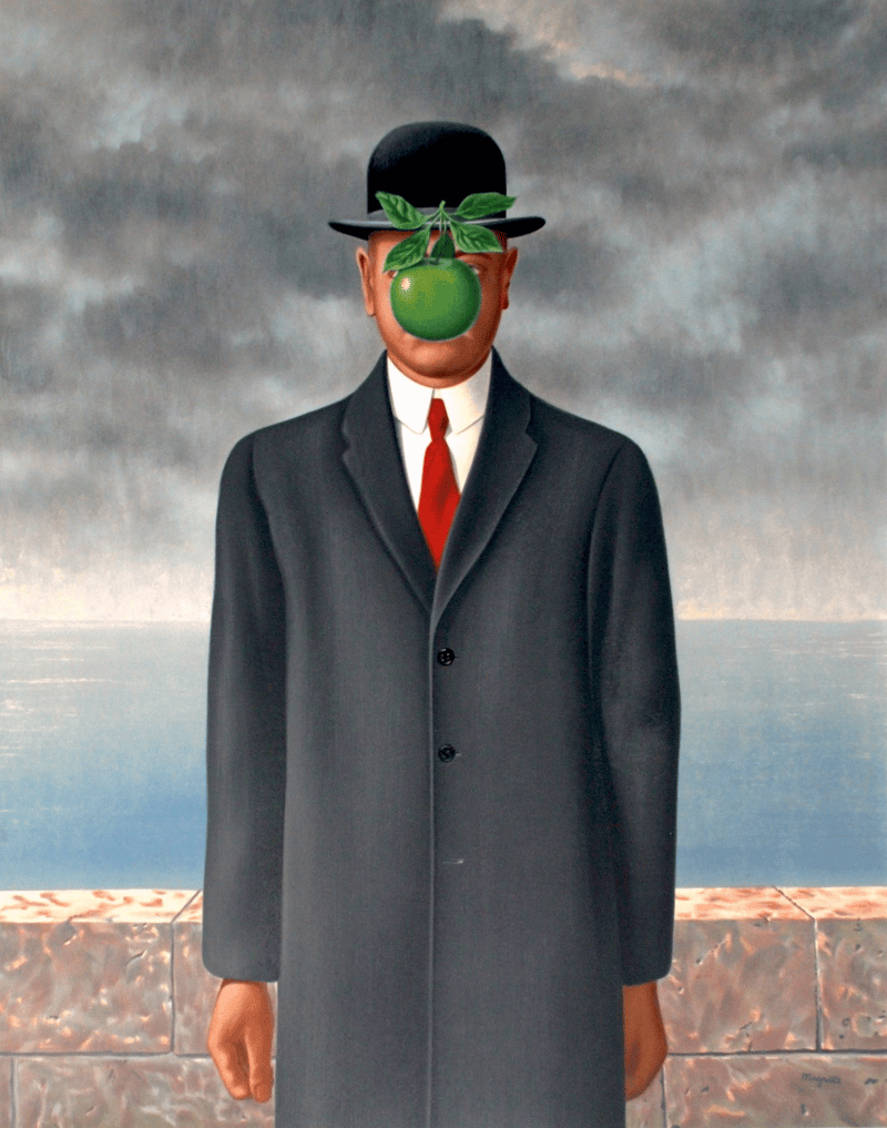 'El hijo del hombre', de René Magritte.