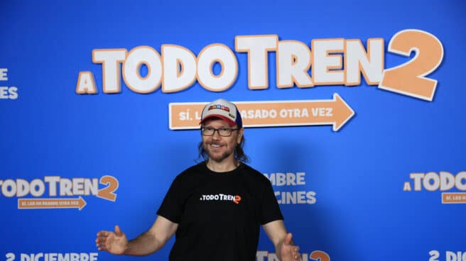 Actor, screenwriter and film producer Santiago Segura poses during the screening of the film "A todo tren 2".