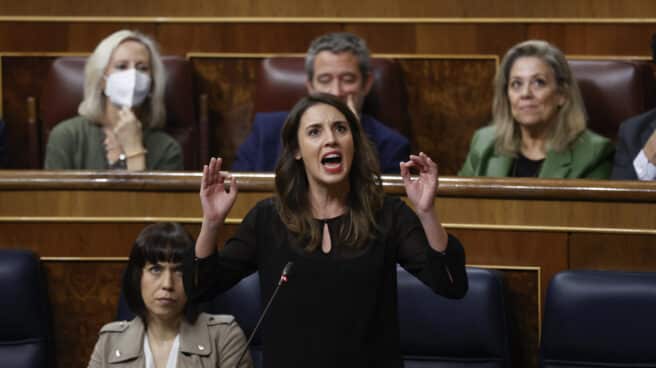 La ministra de Igualdad, Irene Montero, en el Congreso.