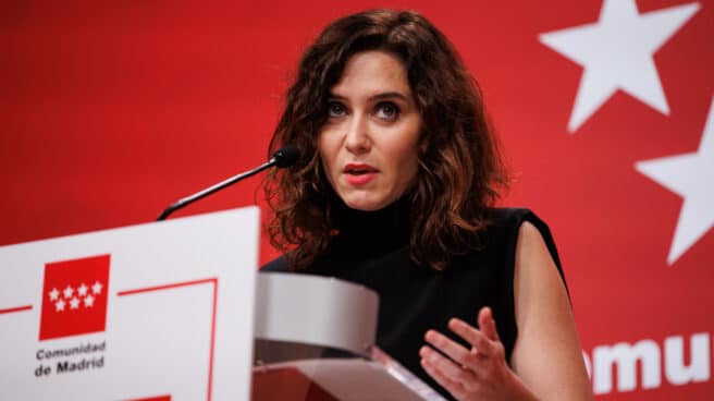 isabel-diaz-ayuso-comunidad-madrid Isabel Díaz Ayuso interviene durante la rueda de prensa después de la reunión del Consejo de Gobierno