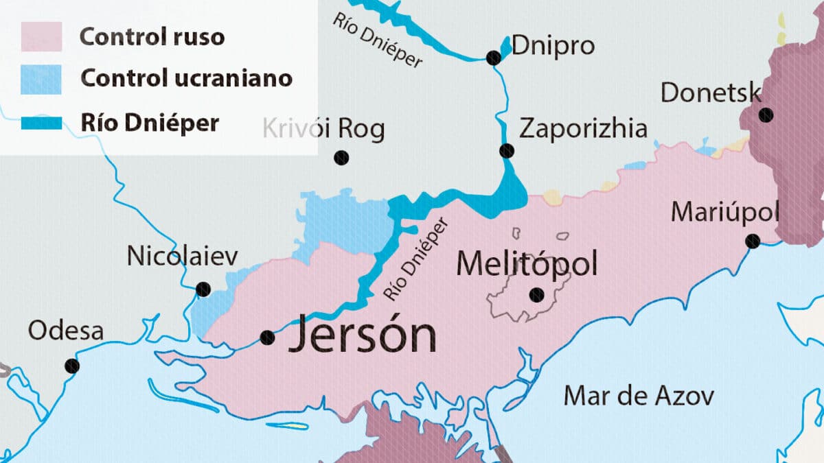 El Dniéper como escudo: por qué los rusos pueden abandonar Jersón
