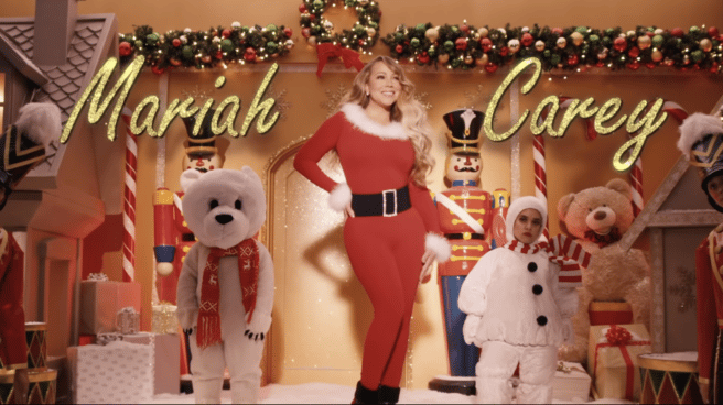 Rechazan la patente de Mariah Carey para registrarse como 'Reina de la Navidad' Mariah Carey en 'All I Want for Christmas is you'