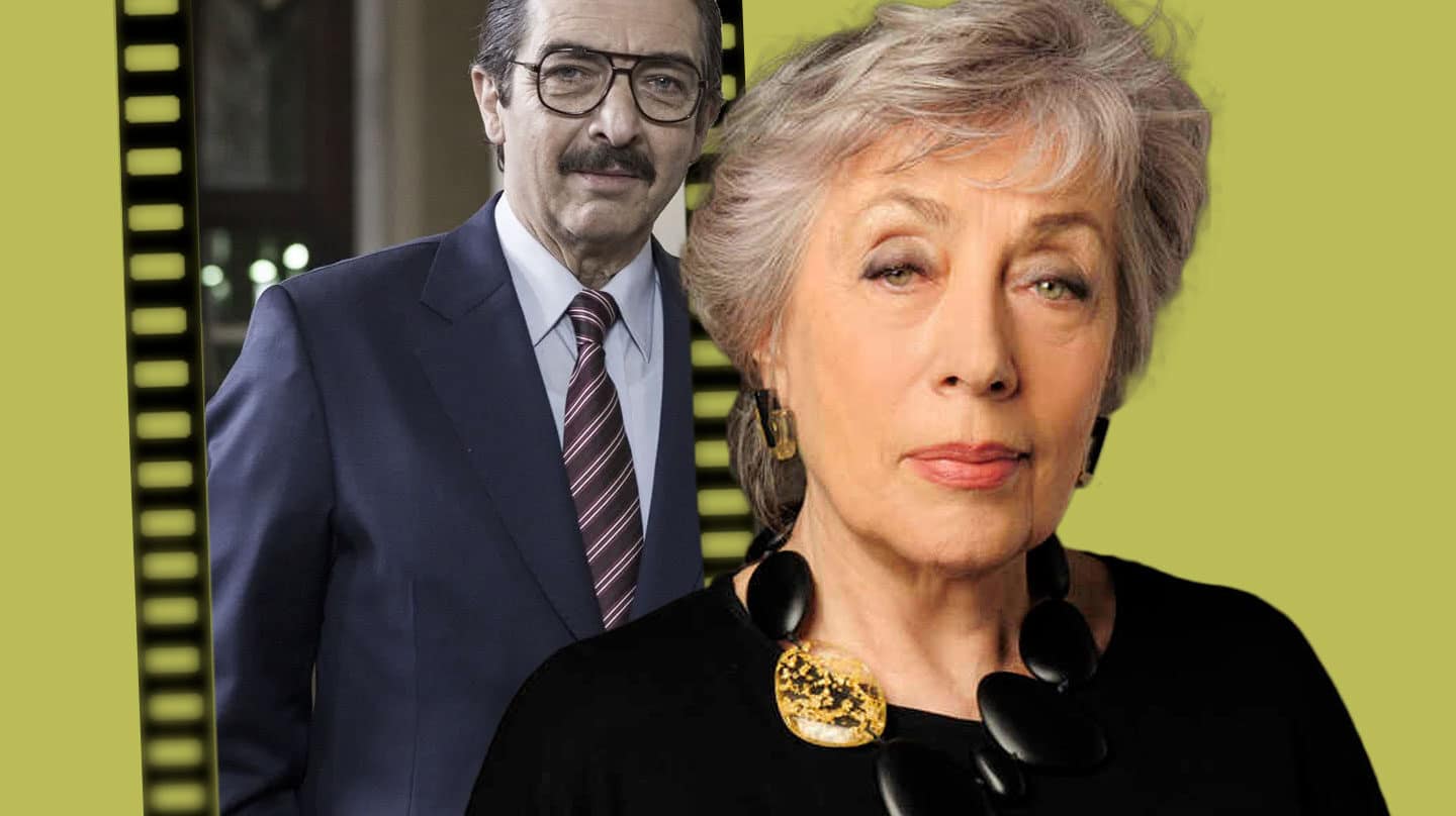 Norma Morandini y Ricardo Darín en un fotograma en el que interpreta a Strassera