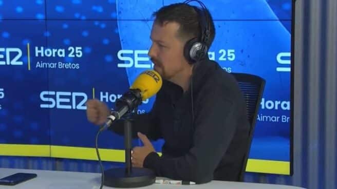 Pablo Iglesias, este lunes en la Cadena SER. Pablo Iglesias, este lunes en la Cadena SER.
