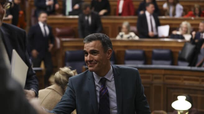 Pedro Sánchez, en el Congreso. Pedro Sánchez, en el Congreso.