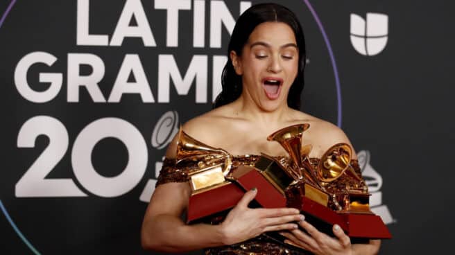 Rosalía con sus cuatro Latin Grammy 2022