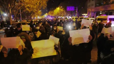 Las protestas contra la política 'cero covid' en China llegan a las calles de Pekín