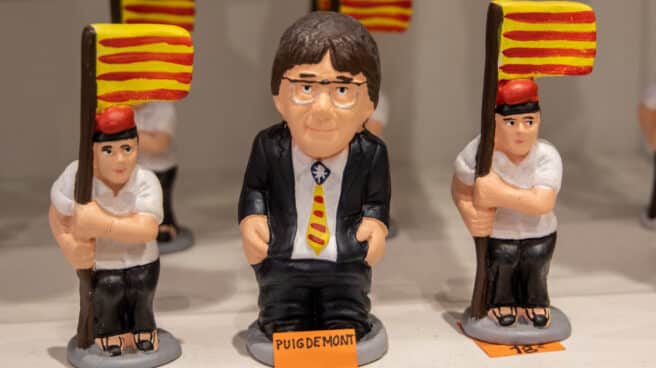 Puigdemont, uno de los `caganers`más demandados. Caganer de Puigdemont, uno de las figuras más demandadas