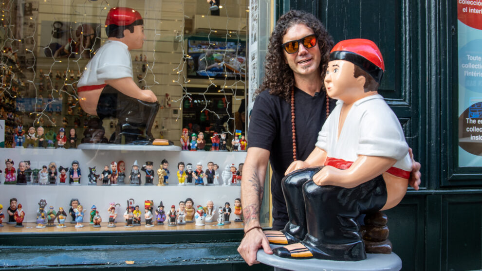 Pablo Ibáñez, propietario de la tienda de 'Caganers Madrid'.