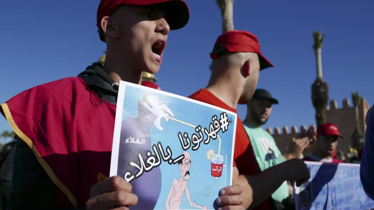 Marruecos, una olla a presión: Miles de personas claman en las calles contra la inflación, la corrupción y la represión