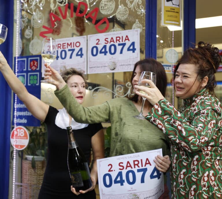 04074, segundo premio de la Lotería de Navidad