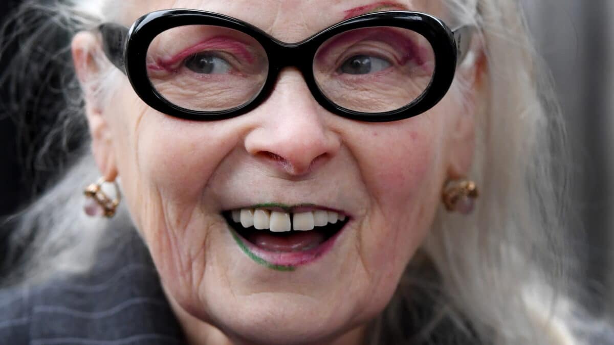 La diseñadora británica Vivienne Westwood