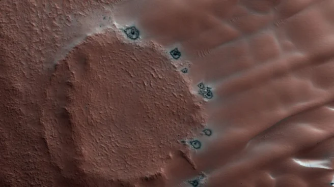 Imagen del invierno en Marte