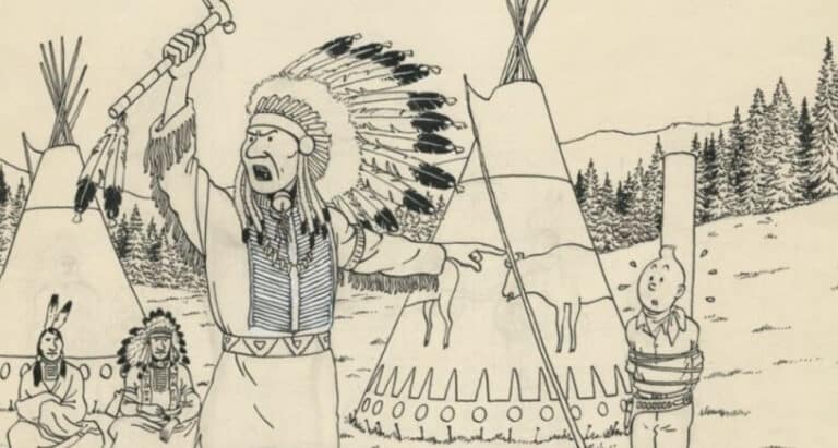 Subastan la portada original de 'Tintín en América' por más de dos millones de euros