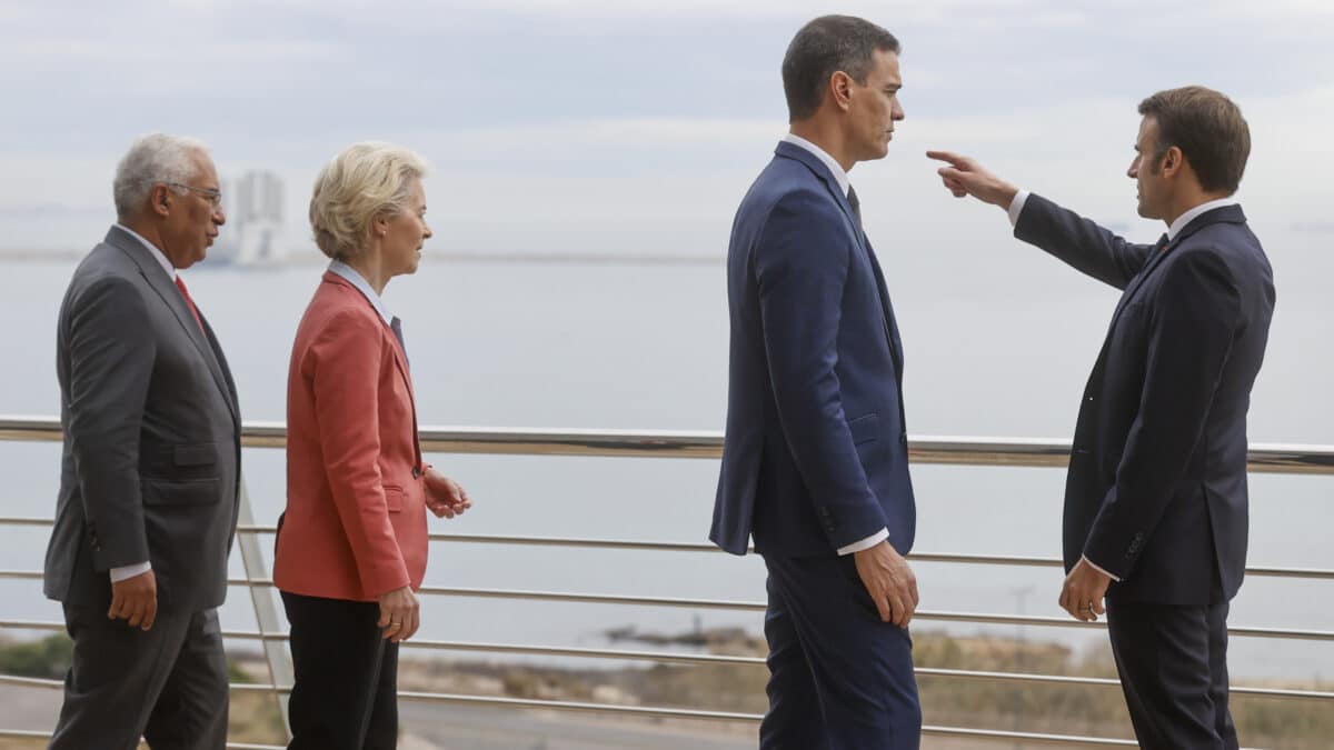 Costa, Von der Leyen, Sánchez y Macron, en Alicante.