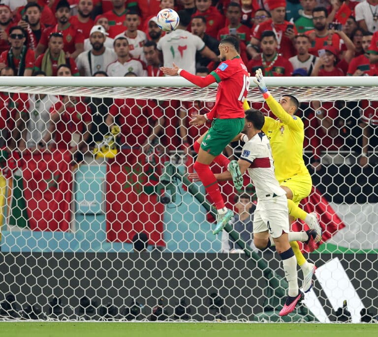 Marruecos derrota a Portugal y se convierte en el primer africano en la semifinal de un Mundial