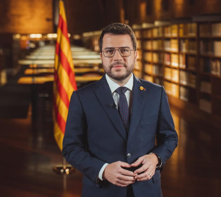Aragonès fija el "acuerdo de claridad" para el referéndum como prioridad para 2023