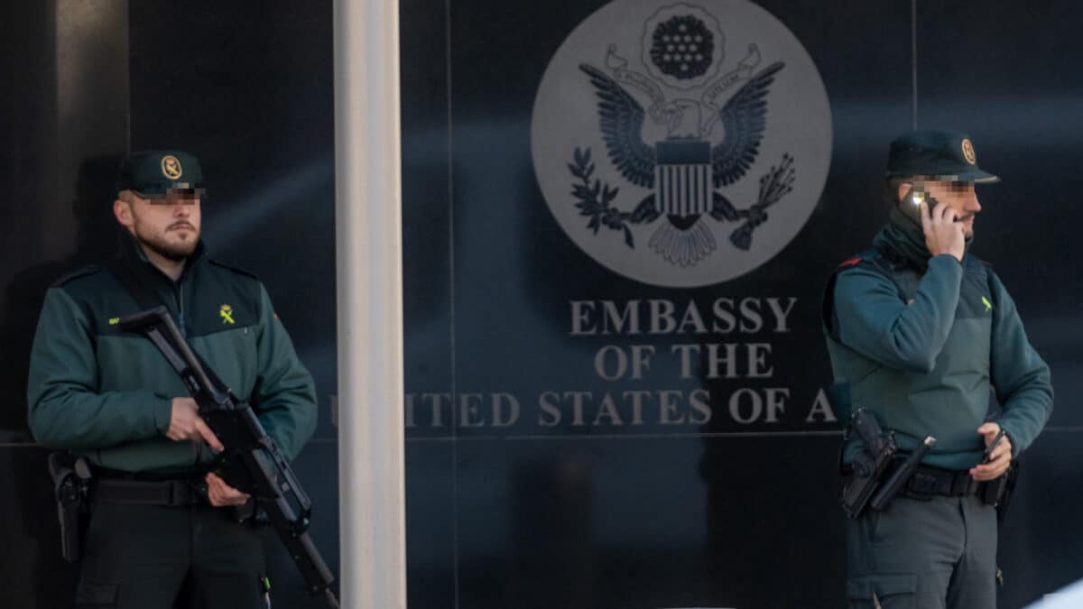 La embajada de EEUU en Madrid, uno de los destinos de las cartas con material pirotécnico