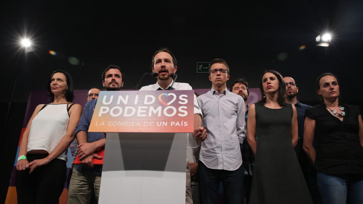 La noche electoral de los cuatro candidatos a presidente del Gobierno; Mariano Rajoy, Pedro Sánchez, Albert Rivera y Pablo Iglesias