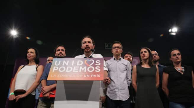La noche electoral de los cuatro candidatos a presidente del Gobierno; Mariano Rajoy, Pedro Sánchez, Albert Rivera y Pablo Iglesias