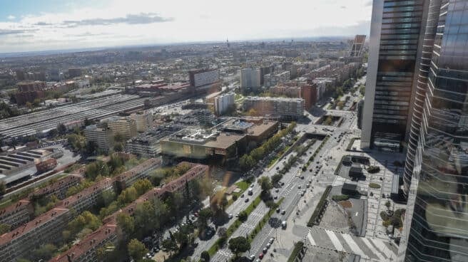 Foto panorámica de Madrid. Foto panorámica de Madrid.