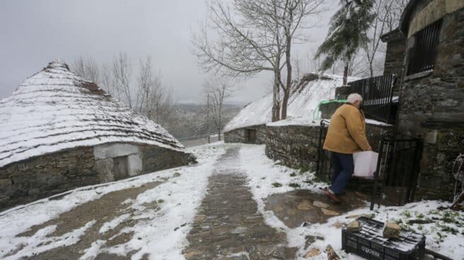 Nevada en la sierra de Lugo.