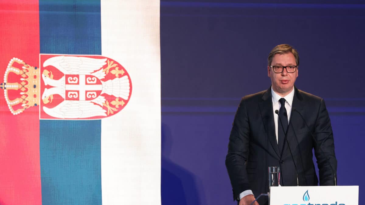 Aleksandar Vucic, presidente de Serbia