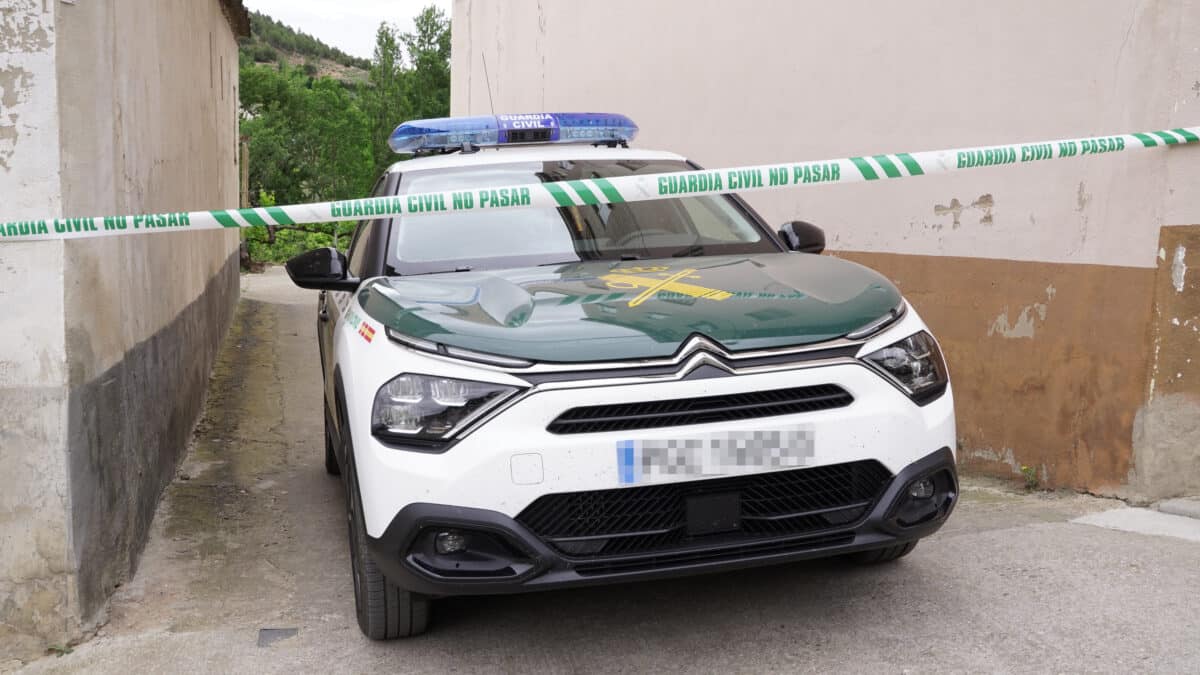 Vehículo de la Guardia Civil.