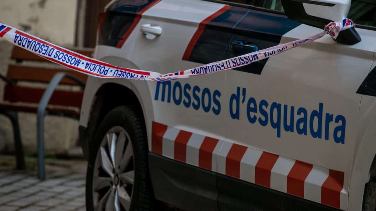 Vehículo de los Mossos d'Esquadra.