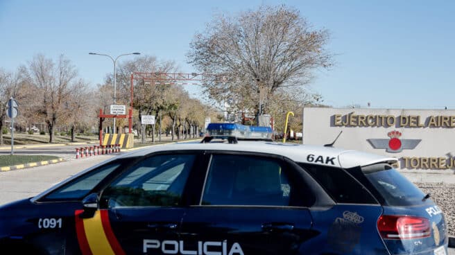 Detectan un tercer paquete sospechoso en la base aérea de Torrejón de Ardoz