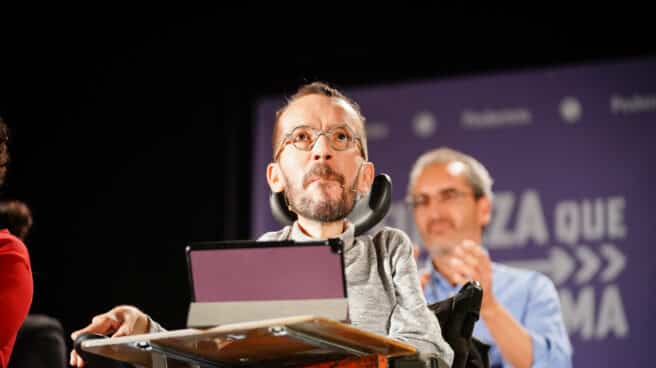 Echenique asegura que la 'ley del sí es sí' es "impecable jurídicamente" y que por ello Campo ha sido "premiado con el TC" El portavoz de Unidas Podemos en el Congreso de los Diputados, Pablo Echenique, participa en un acto político llamado ‘La fuerza que transforma'